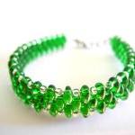 Emerald Bracelet, Emerald Beaded Bracelet,seed..